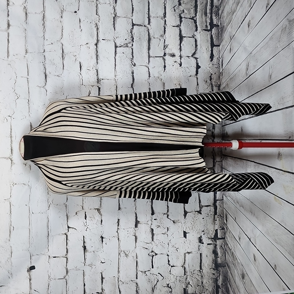 Wrap Cardigan with Golden Thread Detail